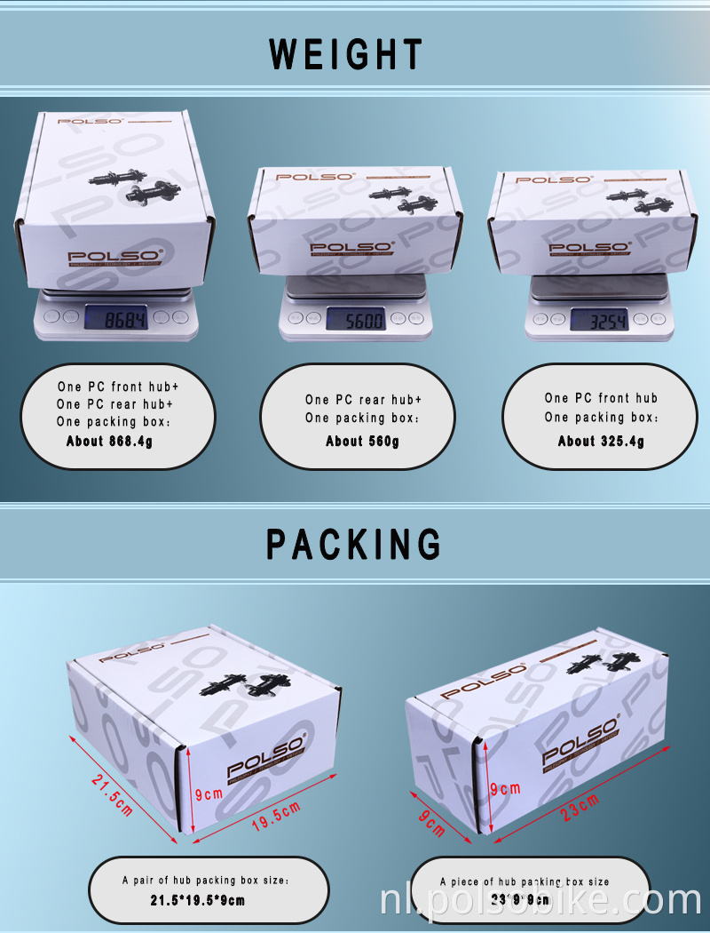 mtb hub individual packing